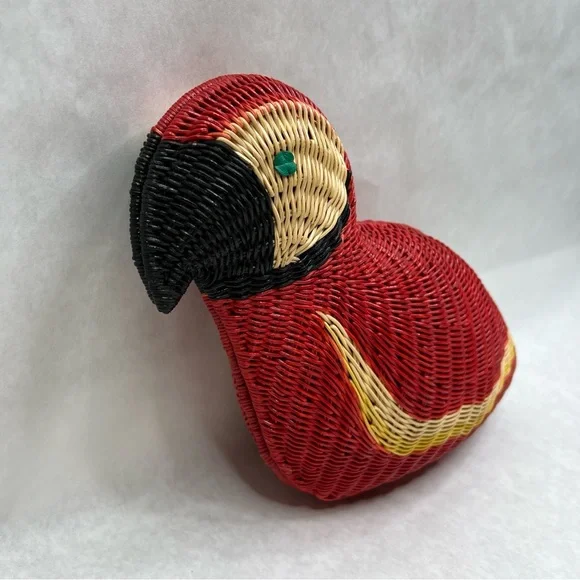 SERPUI Macaw Wicker Crossbody / Clutch Bag - Picture 10 of 16